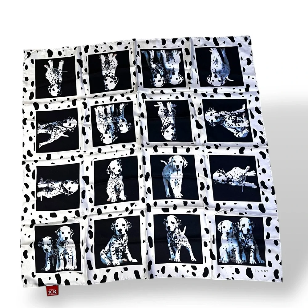 Echo Disney 101 Dalmatians big silk scarf